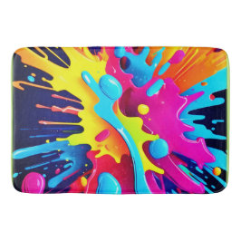 Dynamiska fluorescerande färgbrytningar badrumsmatta