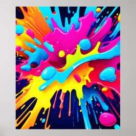 Dynamiska fluorescerande färgbrytningar poster