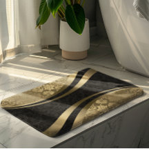 Dynamiska geometriska skador i svart och Guld