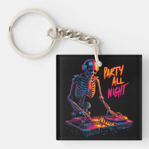 Dynamiska neon-Färgad Skeleton DJ-centrifugeringsp