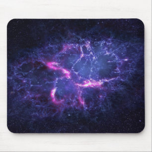 Dynamiskt rymdnebulosa kosmisk bild musmatta