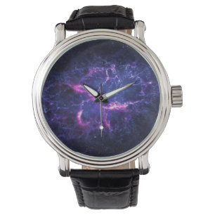 Dynamiskt rymdnebulosa kosmiskt bild armbandsur