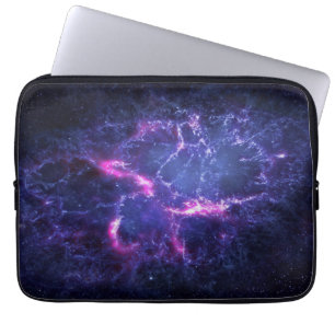 Dynamiskt rymdnebulosa kosmiskt foto laptop fodral