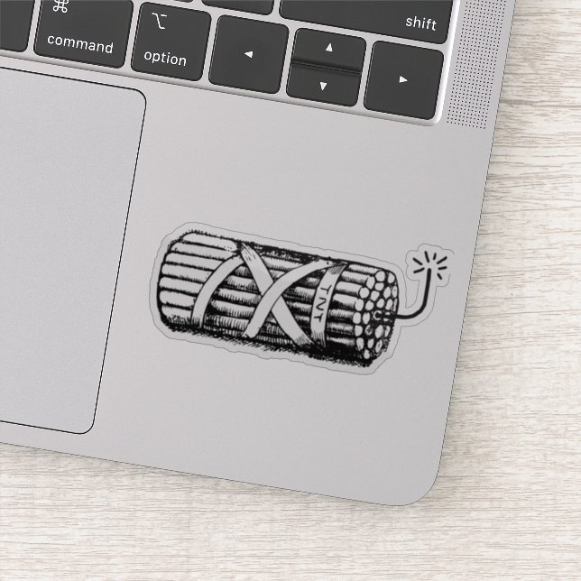 Dynamit Klistermärken (Detalj)