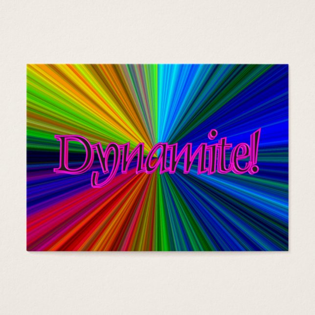 Dynamite ACEO-handelskort Visitkort (Framsidan)