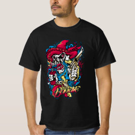 Dynamite Skeleton - Spicy Halloween Outlaw Design T Shirt