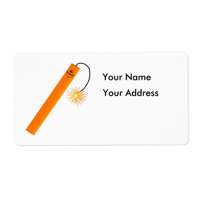 Dynamite Stick Fraktsedel (Framsidan)