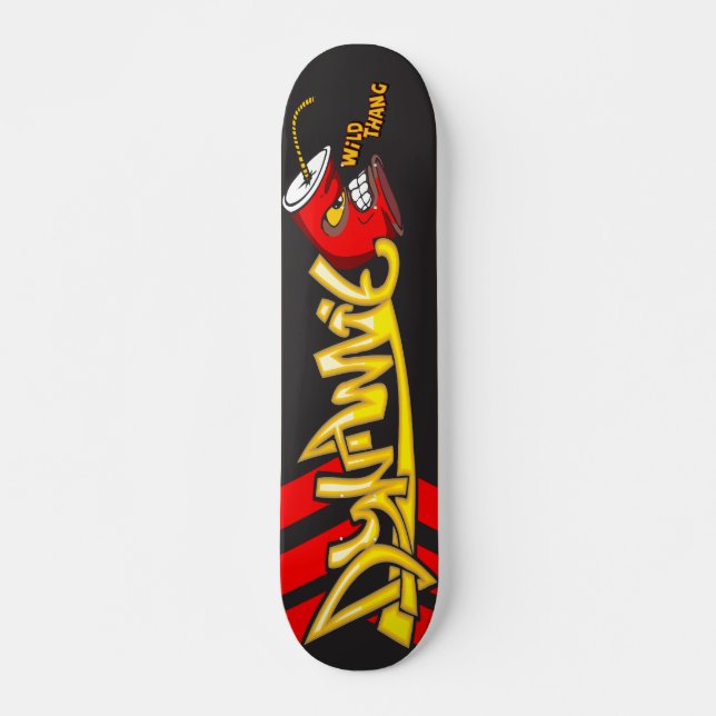DynamitSkateboard Old School Skateboard Bräda 21,6 Cm (Framsida)
