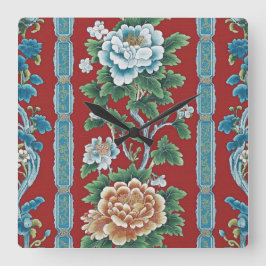 Dynastic Garden Fyrkantig Klocka