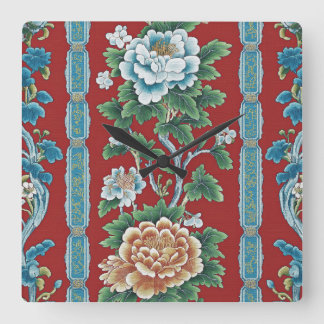 Dynastic Garden Fyrkantig Klocka