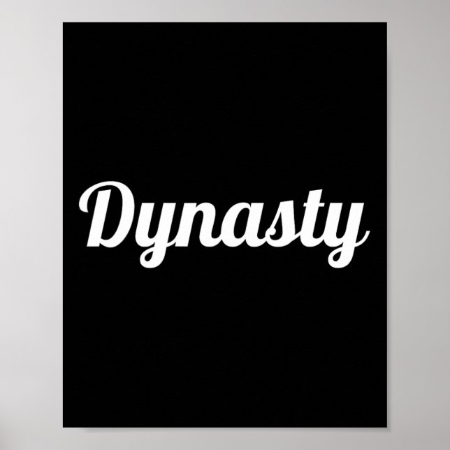 Dynasty coola basketboll baseboll h poster (Framsidan)