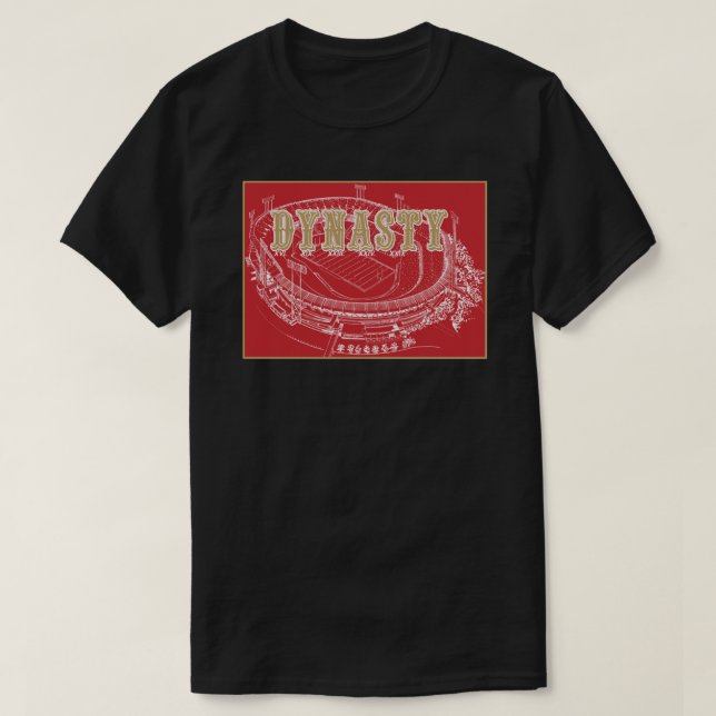 Dynasty - Football San Francisco T Shirt (Design framsida)