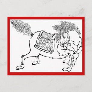 Dynasty Horse Vykort