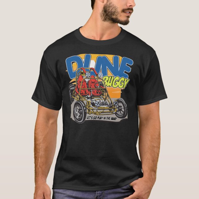 DynBuggylek i sanden Tee Shirt (Framsida)
