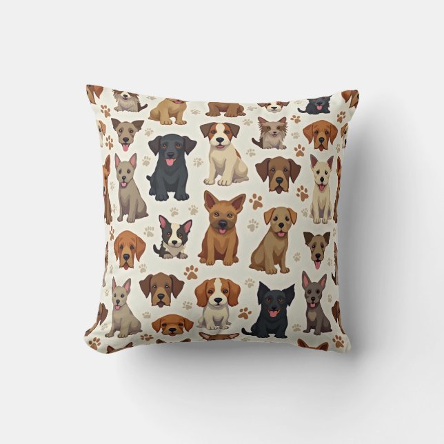 Dynd hund soffa kudde (Framsida)