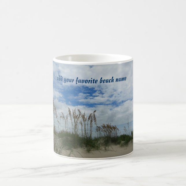 Dyner för amerikanstrandSand Kaffemugg (Center)