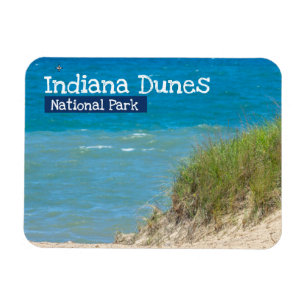 Dyner för Indiana dynnationalpark Magnet