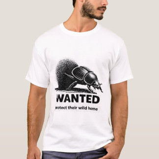 Dyngbaggar T-shirt Skarabé skalbagge present till 