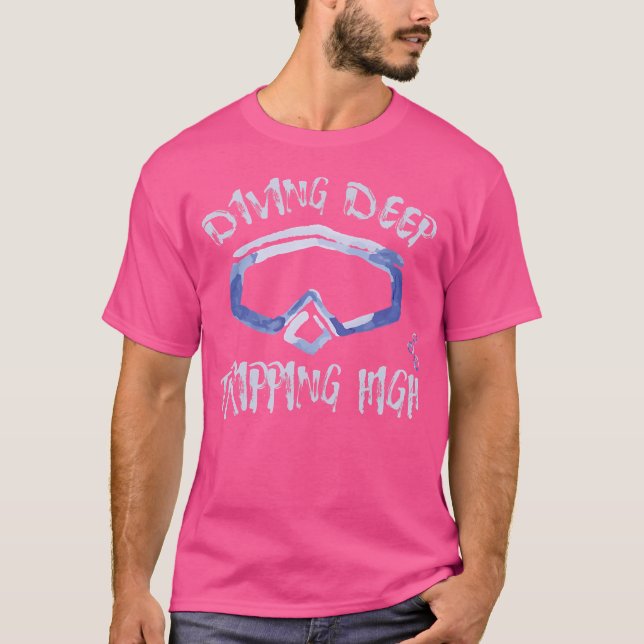 Dyning Deep Tripping High Diving T Shirt (Framsida)