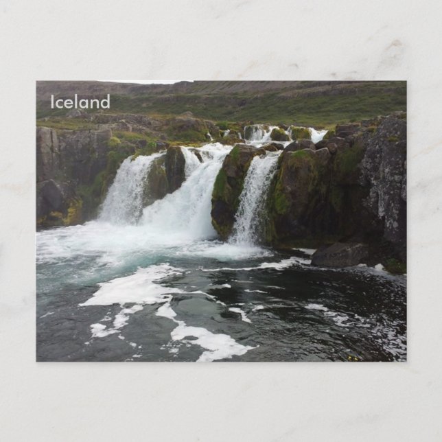 Dynjandi (Fjallfoss), Westfjords, Island Vykort (Framsida)
