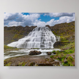 Dynjandi vattenfall poster