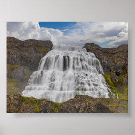 Dynjandi vattenfall poster