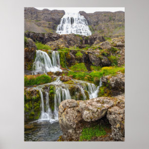 Dynjandifoss, Island, väggPoster Poster