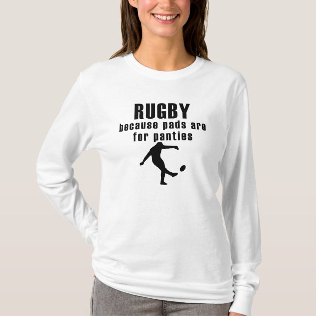 Dynor är för underbyxorRugby Tee (Framsida)