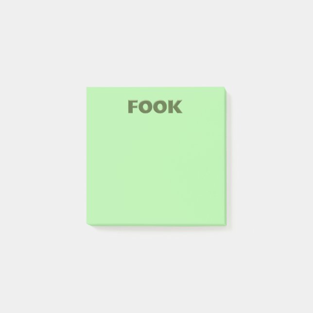 Dynor för fookanteckning för grönt post-it block (Framsida)