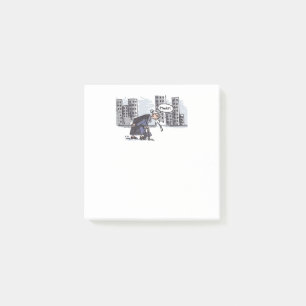 Dynor för Granny Spitting! Post-it Block