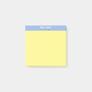 dynor för gult av surfa post-it block