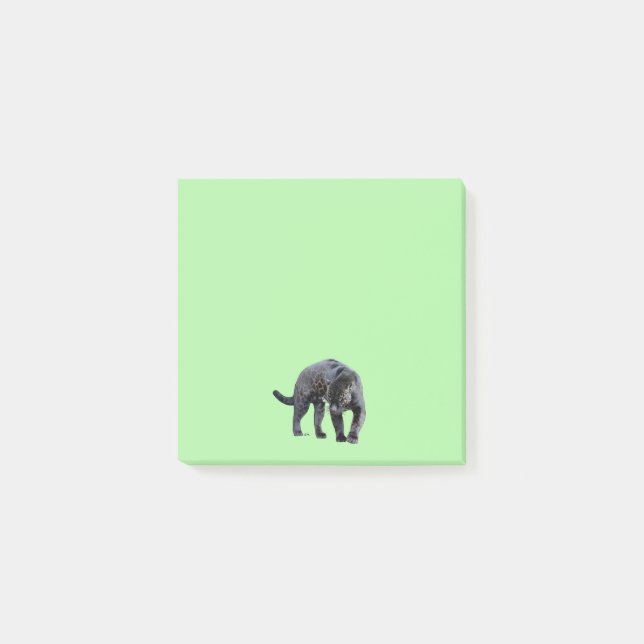 Dynor för Jaguar Diablo-grönt Post-it Block (Framsida)