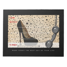 Dynor för mobilt kontaktmeddelande anteckningsblock