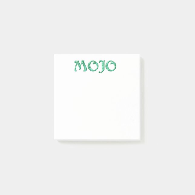 Dynor för Mojo White Note Post-it Block (Framsida)