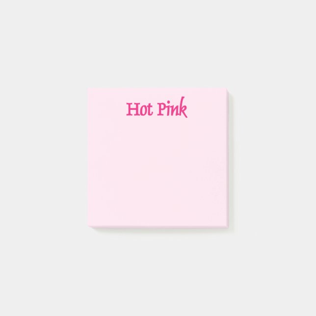 dynor för shock rosa rosa post-it block (Framsida)