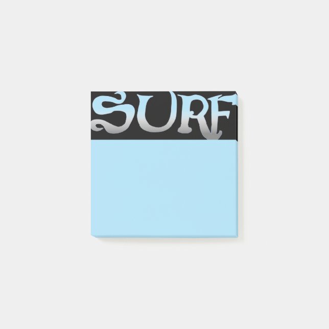 dynor för svart surfa post-it block (Framsida)