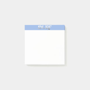 dynor för vit surfa post-it block