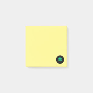 Dynor i Black Irish gult Note Post-it Block