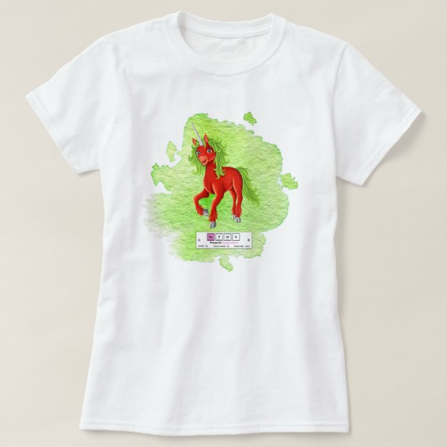 Dypsie Elemental Dysprosium T Shirt (Design framsida)