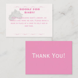 Dyrare paket flicka baby shower tilläggskort