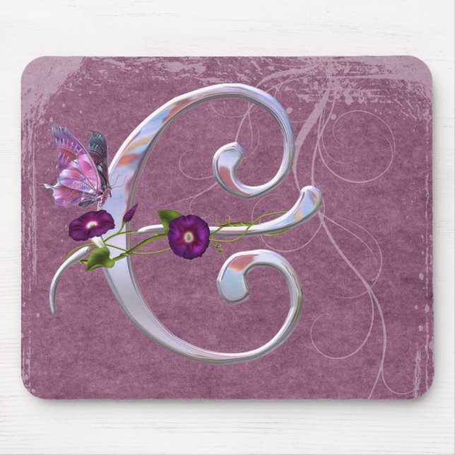 Dyrbar fjäril initialt C Musmatta (Framsidan)