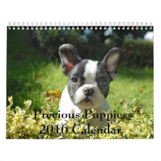 Dyrbar kalender för valpar 2016