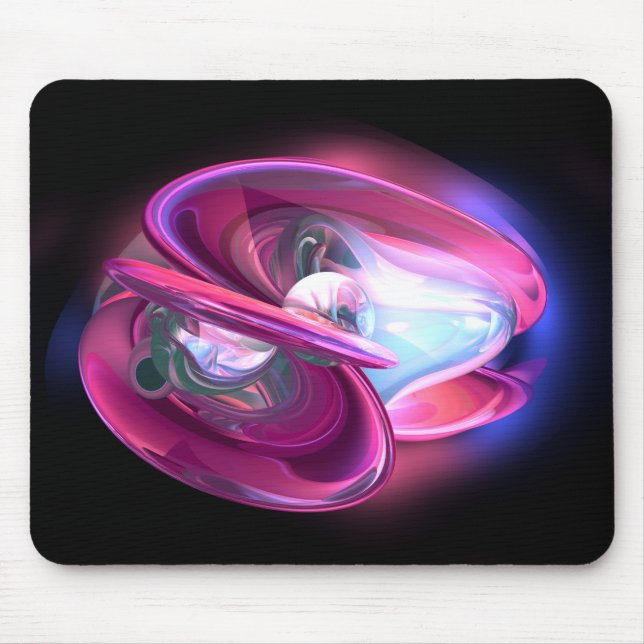 Dyrbar pärlaabstrakt Mousepad Musmatta (Framsidan)