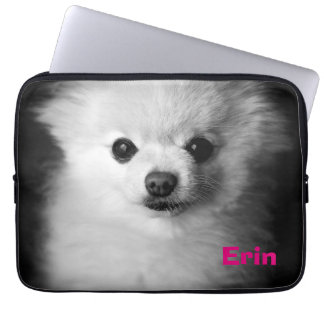 Dyrbar Pomeranian laptop sleeve
