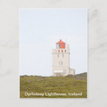 Dyrholaey Lighthouse-Island vykort