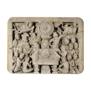 Dyrkanen av de buddistiska symbolerna, Amaravati Magnet