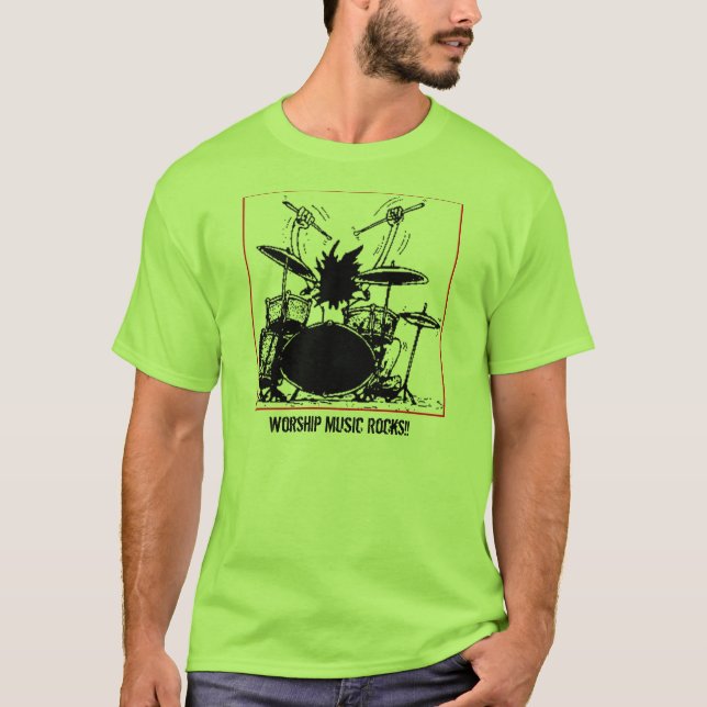 Dyrkanmusikstenar T Shirt (Framsida)