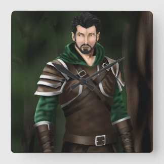 Dyron Skogsvaktarn Fyrkantig Klocka