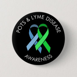 Dysautonomi och Lyme Disease-medvetandesmycke Knapp