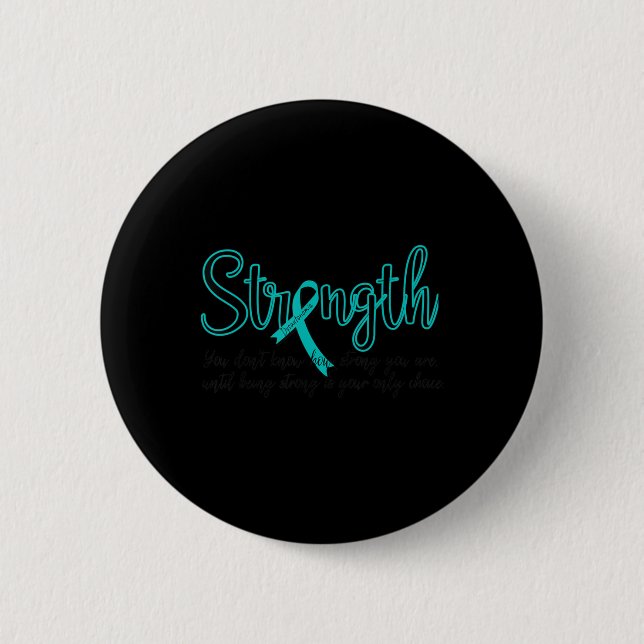Dysautonomia Awareness Month POTS Warrior Styrka Knapp (Framsida)